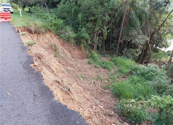 Beltana Drive landslip