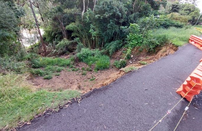 Beltana Drive landslip