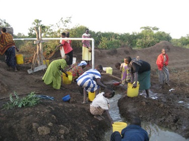 Evening water collection