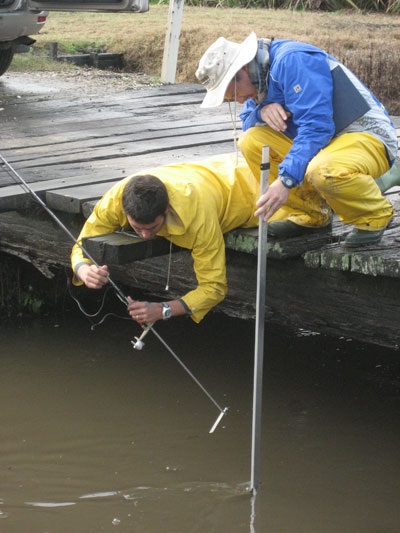 Acid sulfate soil research from bridge