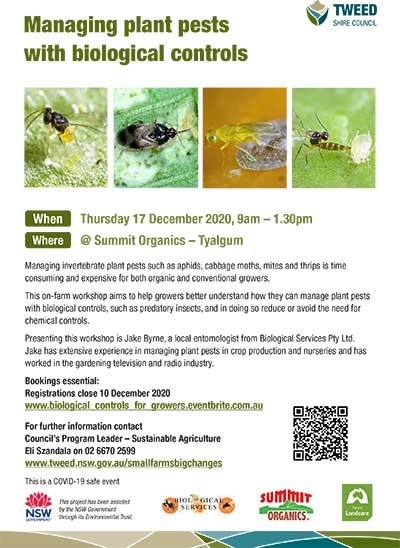 Small farms big changes biological controls flyer