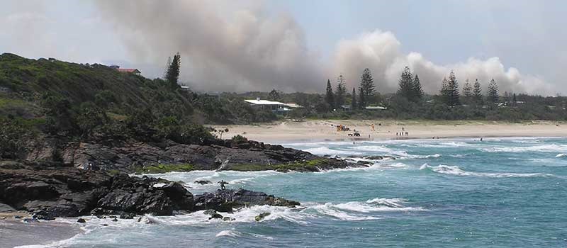 Bushfire smoke