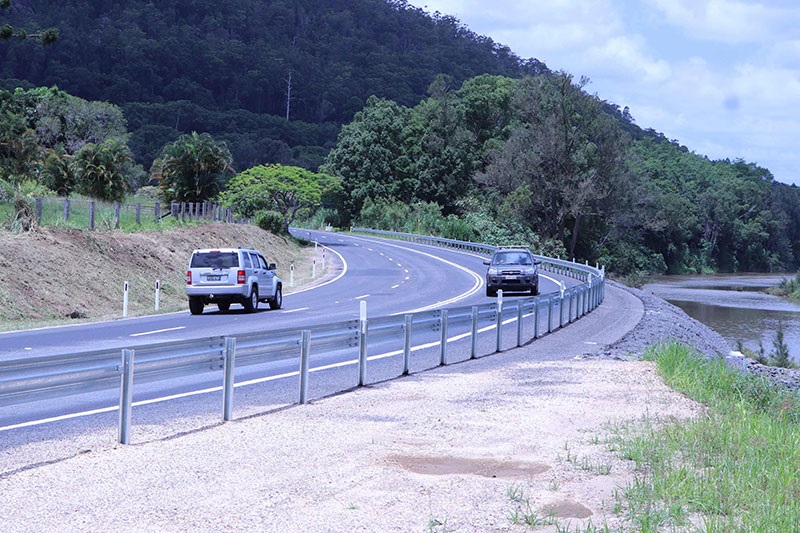 Kyogle Road - Site B has been fully restored and open to dual lanes of traffic