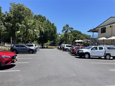 Budd Park car park after works