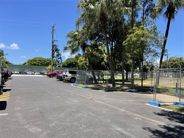 Budd Park car park after works
