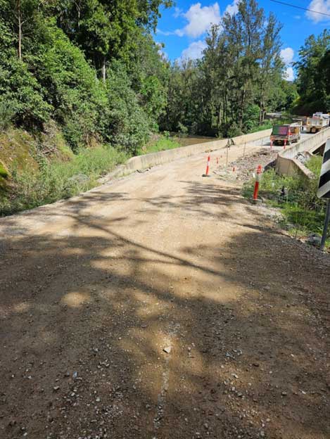 Byrrill Creek Road and bridge design works - May 2024