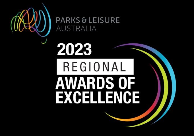 Parks and Leisure 2023 Regional Awards of Excellence logo
