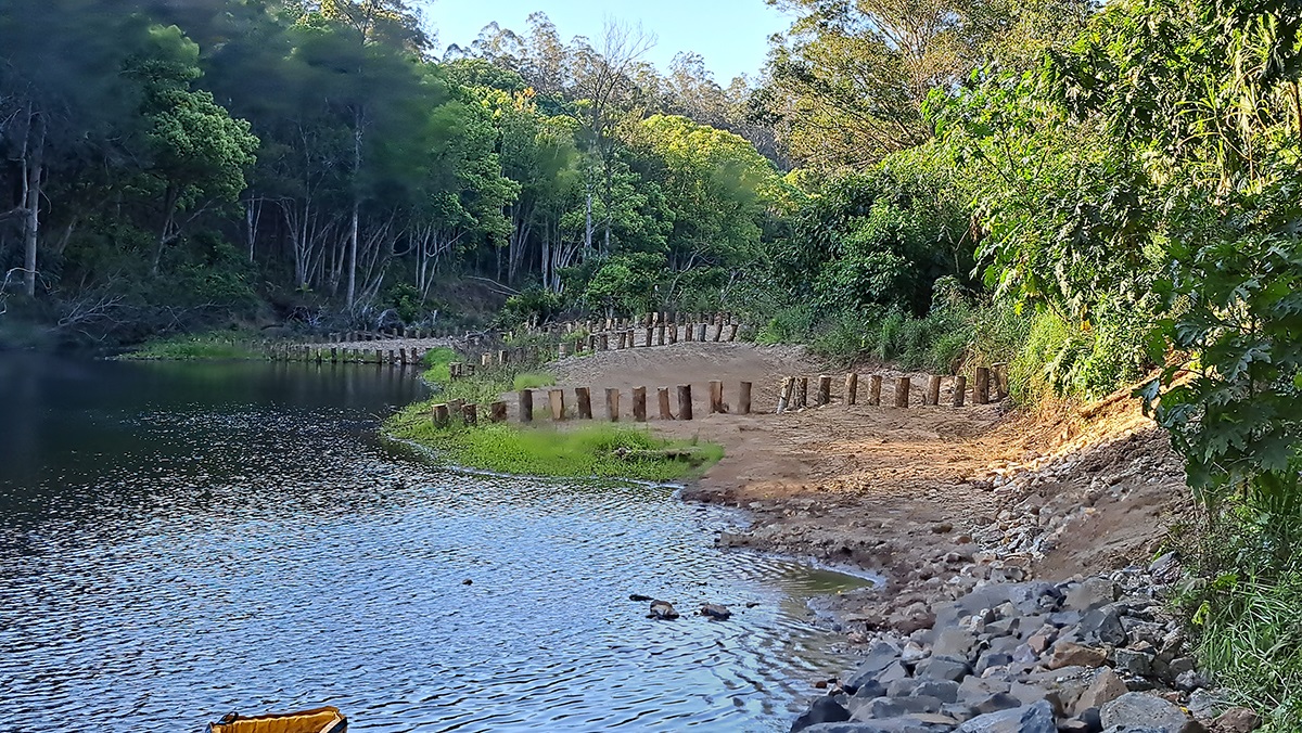 Uki bank stablisation project Tweed River