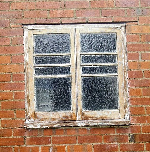 Old window needing repair