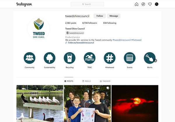 Instagram website screenshot