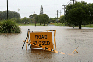 Local flooding Murwillumbah