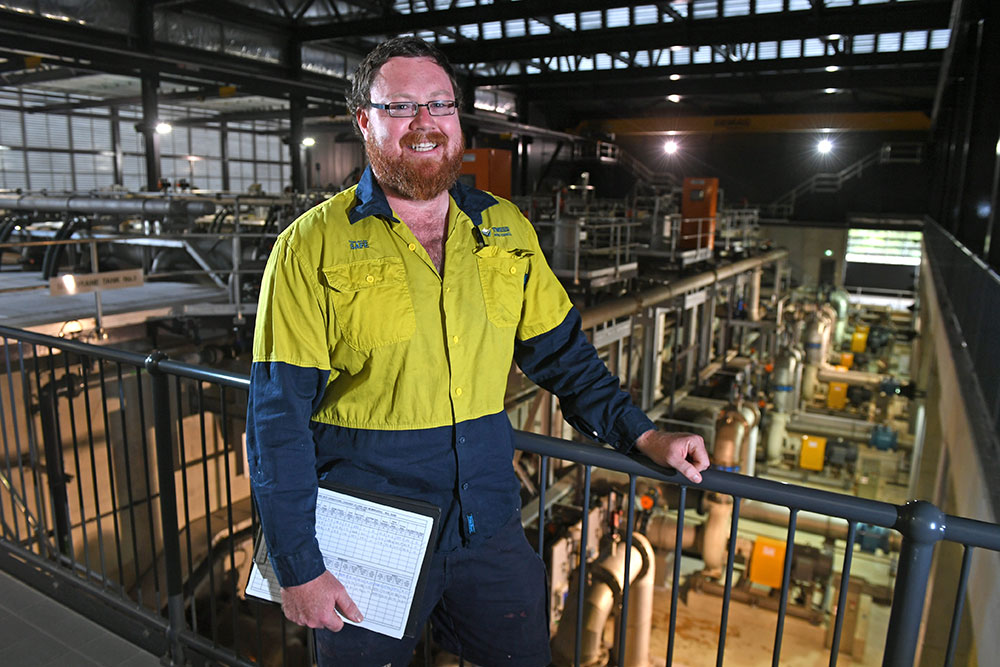 Water treatment plant operator